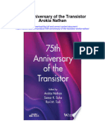 75Th Anniversary of The Transistor Arokia Nathan Full Chapter