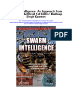 Download Swarm Intelligence An Approach From Natural To Artificial 1St Edition Kuldeep Singh Kaswan full chapter