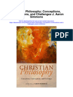 Download Christian Philosophy Conceptions Continuations And Challenges J Aaron Simmons full chapter