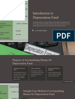 Introduction To Depreciation Fund