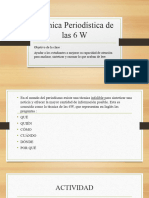 Técnica Periodística de Las 6 W