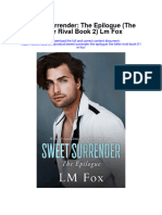 Sweet Surrender The Epilogue The Bitter Rival Book 2 LM Fox Full Chapter