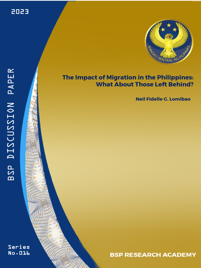 DP 202301 | PDF | Human Migration | Remittance