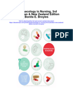 Download Pharmacology In Nursing 3Rd Australian New Zealand Edition Bonita E Broyles all chapter