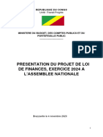 Presentation Du Budget 2024