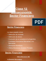 Clase 12 - Maroeconomía - Sector Financiero