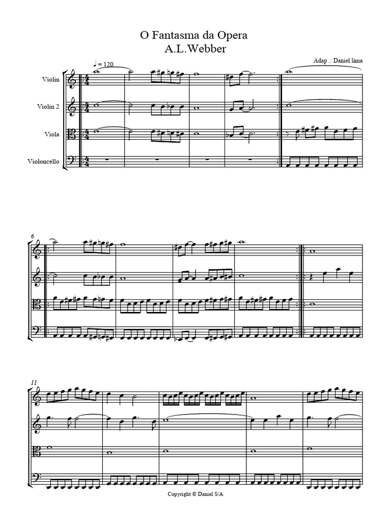 O Fantasma Da Opera+ | PDF