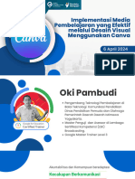 Implementasi Media Pembelajaran Yang Efektif Dengan CANVA