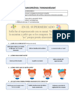 2.1 Tarea Plan Específico NT2 Las Emociones Ii (Kinder)