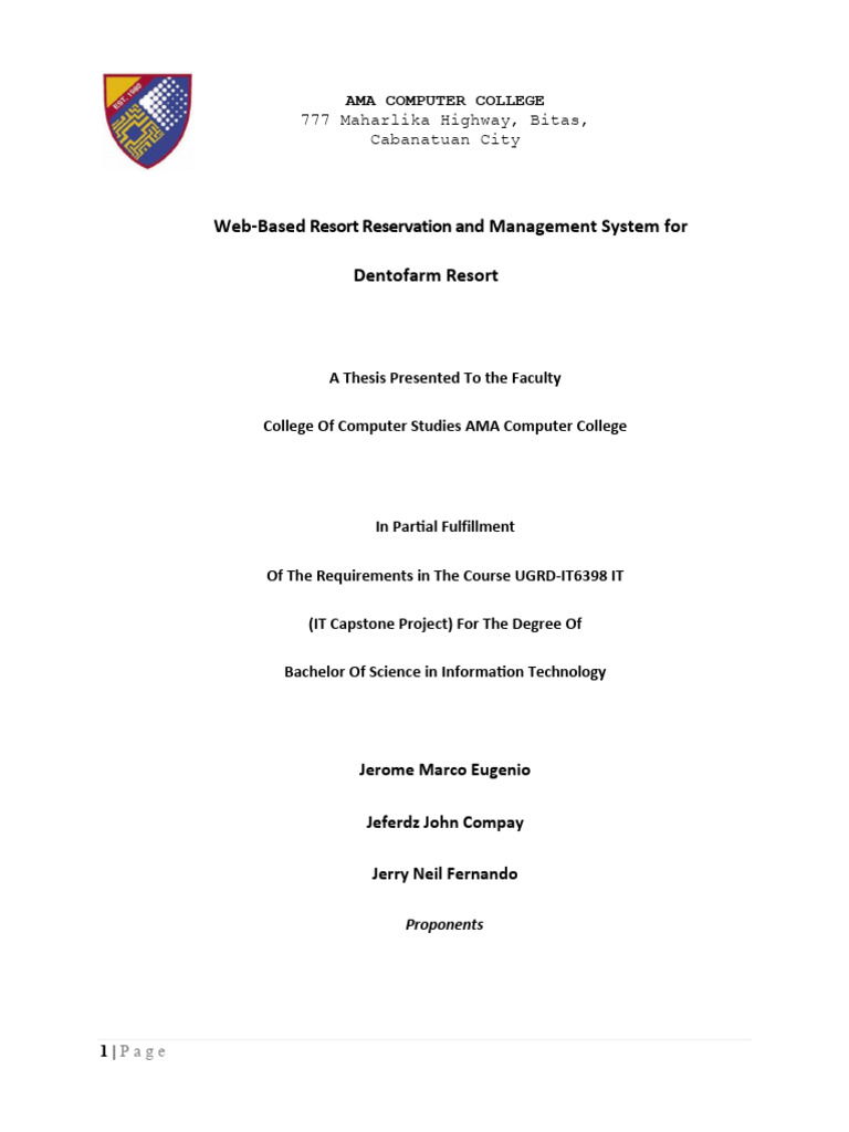 Web-Based Resort Management System | PDF | Usability | World Wide Web