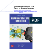 Pharmacotherapy Handbook 11Th Edition Terry L Schwinghammer All Chapter