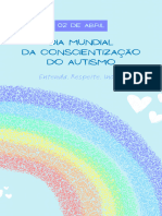 Story Instagram 02 de Abril Dia Do Autismo Colorido