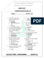 #52 Mock Test solved