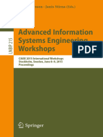 (Lecture Notes in Business Information Processing 215) Anne Persson, Janis Stirna (Eds.) - Advanced Information Systems Engineering Workshops_ CAiSE 2015 International Workshops, Stockholm, Sweden, Ju