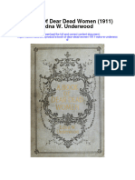 A Book of Dear Dead Women 1911 Edna W Underwood Full Chapter