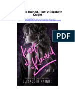 Knot All Is Ruined Part 2 Elizabeth Knight Full Chapter