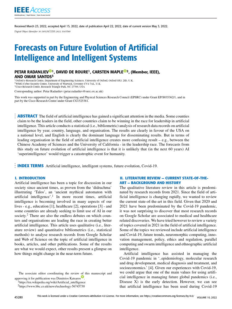 Future Trends in Artificial Intelligence | PDF | Artificial ...