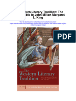 Download The Western Literary Tradition The Hebrew Bible To John Milton Margaret L King all chapter