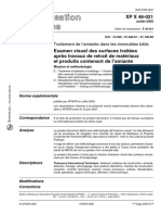 XP X 46-021 (07-2005) Traitement de L'amiante Dans Les Immeubles Bâtis-Examen Visuel