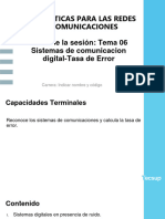 Tema 06 Tasa de Error en sistemas digitales