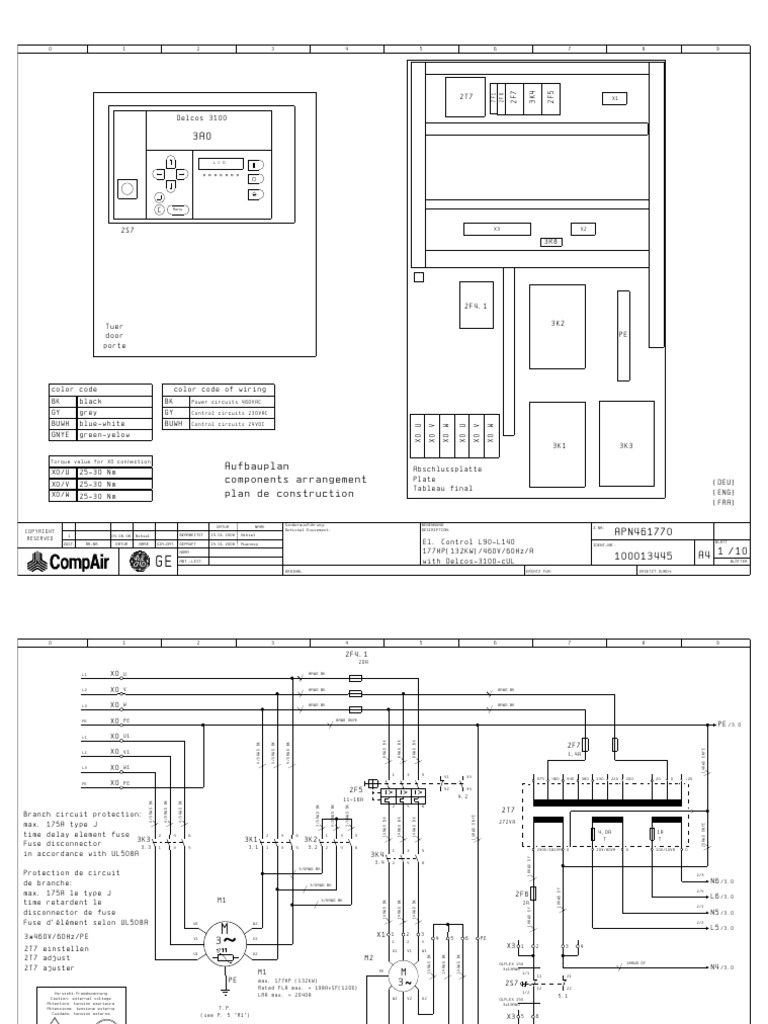 L132 - Wiring Diagram - COMPAIR | PDF