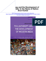 Download Philanthropy And The Development Of Modern India In The Name Of Nation Arun Kumar all chapter