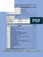 risk assessment sheets