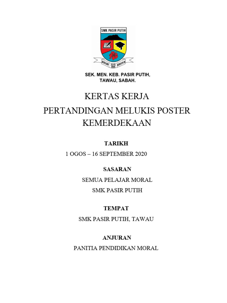 Pertandingan Melukis Poster Kemerdekaan | PDF | Seni