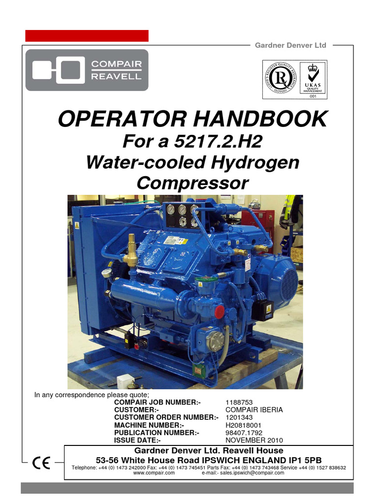 Compair 5217.2.H2 - 1188753 Operator Handbook English SUVINCA-DIANA | PDF