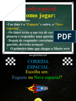 Foguete contra Nave espacial - Jogo de ortografia