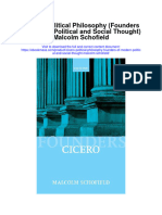 Download Cicero Political Philosophy Founders Of Modern Political And Social Thought Malcolm Schofield full chapter