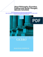 Cicero Political Philosophy Founders of Modern Political and Social Thought Malcolm Schofield Full Chapter