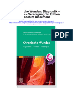 Download Chronische Wunden Diagnostik Therapie Versorgung 1St Edition Joachim Dissemond full chapter