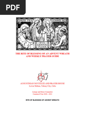 The Rite of Blessing of an Advent Wreath