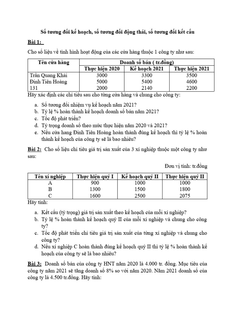 BT Nguyen Ly Thong Ke | PDF