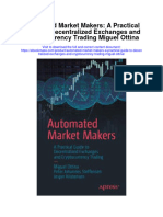 Download Automated Market Makers A Practical Guide To Decentralized Exchanges And Cryptocurrency Trading Miguel Ottina full chapter