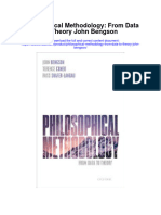 Philosophical Methodology From Data To Theory John Bengson All Chapter