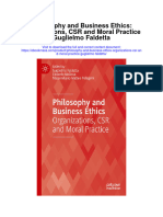 Philosophy and Business Ethics Organizations CSR and Moral Practice Guglielmo Faldetta All Chapter