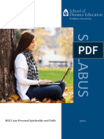 Syllabus On Personal Spirituality and Faith Andrews Univ