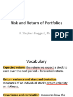 WK 6.1 - Risk and Return of Portfolios