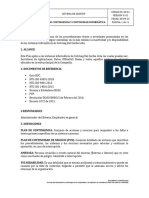 PL-SE-01 Plan de Contingencia y Continuidad Informática 2