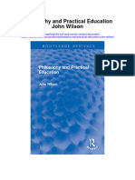 Download Philosophy And Practical Education John Wilson all chapter
