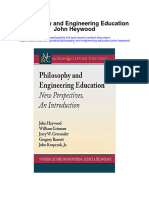Philosophy and Engineering Education John Heywood All Chapter