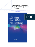 Download A Clinicians Pearls Myths In Rheumatology 2Nd Edition John H Stone full chapter