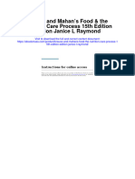 Download Krause And Mahans Food The Nutrition Care Process 15Th Edition Edition Janice L Raymond full chapter