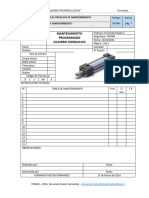 Protocolo de Mantenimiento de Cilindro Hidraulico