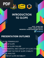 INTRODUCTION TO SLOPE (Ir. Aishah)