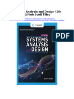 Systems Analysis and Design 12Th Edition Scott Tilley Full Chapter