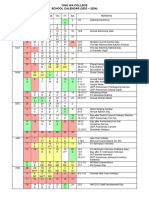 2023-2024 YWC Timetable