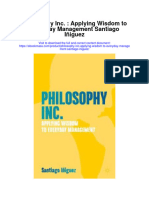 Philosophy Inc Applying Wisdom To Everyday Management Santiago Iniguez All Chapter